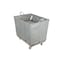 Steele Canvas Basket 12 BU Permanent Truck Blue Vinyl w/Grey Vinyl - 4in Casters 9212VBLUVGRYW4 - alternate 3
